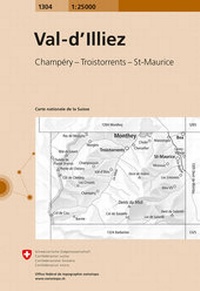 Abbildung von: 1304 Val-d'Illiez - swisstopo