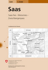 Abbildung von: 1329 Saas - swisstopo