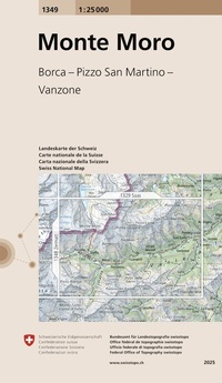 Abbildung von: 1349 Monte Moro - swisstopo