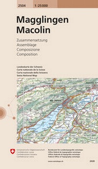 Abbildung von: 2504 Magglingen - Macolin - swisstopo