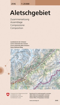 Abbildung von: 2516 Aletschgebiet - swisstopo