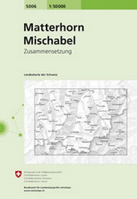 Abbildung von: 5006 Matterhorn - Mischabel - swisstopo