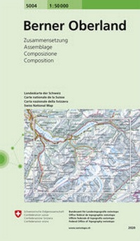 Abbildung von: 5004 Berner Oberland - swisstopo