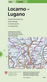 Abbildung von: 5007 Locarno - Lugano - swisstopo