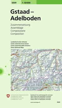 Abbildung von: 5009 Gstaad - Adelboden - swisstopo