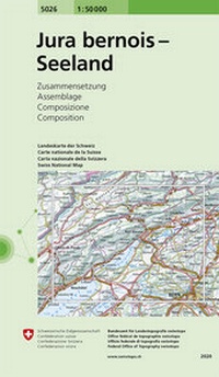 Abbildung von: 5026 Jura bernois - Seeland - swisstopo