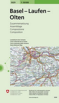 Abbildung von: 5029 Basel - Laufen - Olten - swisstopo