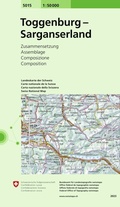Cover: 5015 Toggenburg - Sarganserland - swisstopo