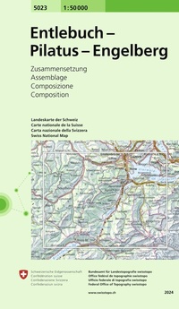 Abbildung von: 5023 Entlebuch - Pilatus - Engelberg - swisstopo