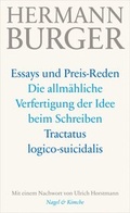 Cover: Die allm&auml;hliche Verfertigung der Idee beim Schreiben. Tractatus logico-suicidalis - Nagel & Kimche