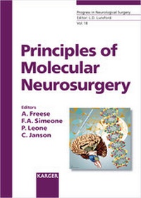 Abbildung von: Progress in Neurological Surgery / Principles of Molecular Neurosurgery - Karger, S