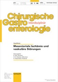 Cover: Mesenteriale Isch&auml;mie und vaskul&auml;re St&ouml;rungen - S. Karger