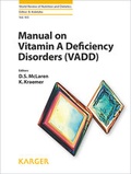 Cover: Manual on Vitamin A Deficiency Disorders (VADD) - S. Karger