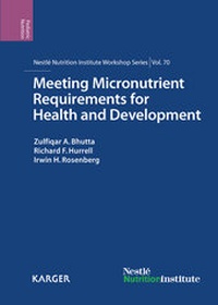 Abbildung von: Meeting Micronutrient Requirements for Health and Development - S. Karger