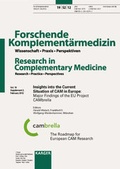 Cover: Insights into the Current Situation of CAM in Europe: Major Findings of the EU Project CAMbrella - S. Karger