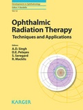 Cover: Ophthalmic Radiation Therapy - S. Karger
