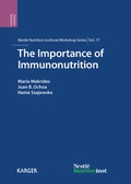 Cover: The Importance of Immunonutrition - S. Karger