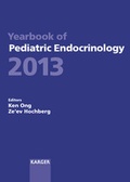 Cover: Yearbook of Pediatric Endocrinology 2013 - S. Karger