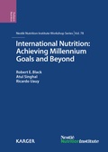 Cover: International Nutrition: Achieving Millennium Goals and Beyond - S. Karger