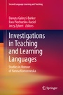 Cover: Investigations in Teaching and Learning Languages - Springer