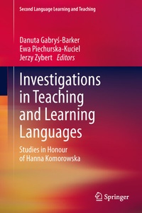 Abbildung von: Investigations in Teaching and Learning Languages - Springer