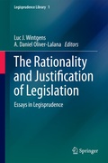 Cover: The Rationality and Justification of Legislation - Springer