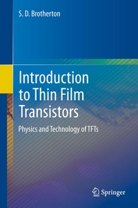 Abbildung von: Introduction to Thin Film Transistors - Springer