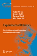 Cover: Experimental Robotics - Springer
