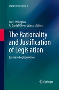 Cover: The Rationality and Justification of Legislation - Springer