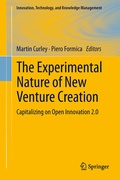 Cover: The Experimental Nature of New Venture Creation - Springer