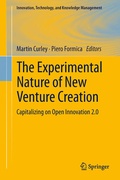 Cover: The Experimental Nature of New Venture Creation - Springer