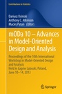 Cover: mODa 10 - Advances in Model-Oriented Design and Analysis - Springer