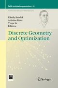 Cover: Discrete Geometry and Optimization - Springer