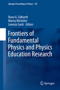 Cover: Frontiers of Fundamental Physics and Physics Education Research - Springer
