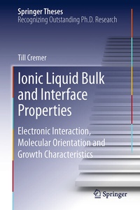 Abbildung von: Ionic Liquid Bulk and Interface Properties - Springer