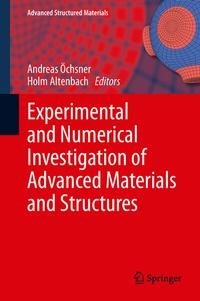 Abbildung von: Experimental and Numerical Investigation of Advanced Materials and Structures - Springer