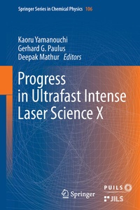 Abbildung von: Progress in Ultrafast Intense Laser Science - Springer