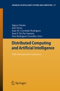 Cover: Distributed Computing and Artificial Intelligence - Springer
