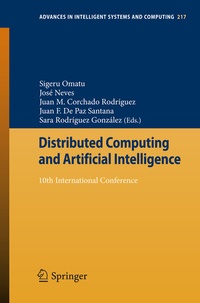 Enlarge image Cover: Distributed Computing and Artificial Intelligence - Springer