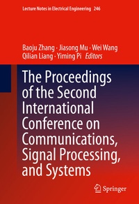 Abbildung von: The Proceedings of the Second International Conference on Communications, Signal Processing, and Systems - Springer