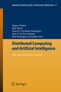 Cover: Distributed Computing and Artificial Intelligence - Springer
