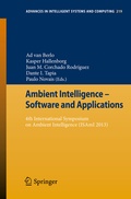 Cover: Ambient Intelligence - Software and Applications - Springer