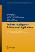 Cover: Ambient Intelligence - Software and Applications - Springer