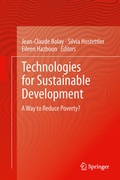 Cover: Technologies for Sustainable Development - Springer