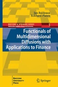 Cover: Functionals of Multidimensional Diffusions with Applications to Finance - Springer
