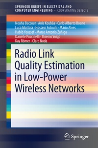 Enlarge image Cover: Radio Link Quality Estimation in Low-Power Wireless Networks - Springer