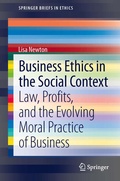 Cover: Business Ethics in the Social Context - Springer