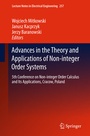 Cover: Advances in the Theory and Applications of Non-integer Order Systems - Springer