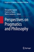 Cover: Perspectives on Pragmatics and Philosophy - Springer