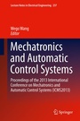 Cover: Mechatronics and Automatic Control Systems - Springer